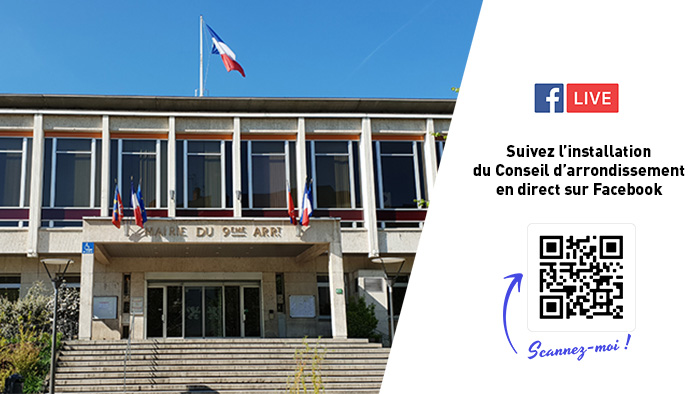 Installation du Conseil d'arrondissement du 9ème