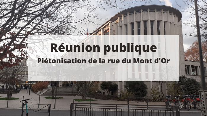 Réunion publique rue du mont d'or